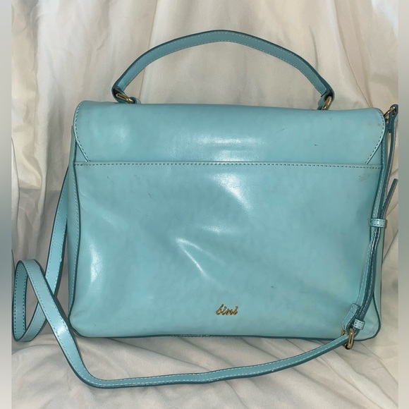 Gianni Bini Lucy Light Blue Shoulder Bag with Bow Detail - Picture 3 of 8